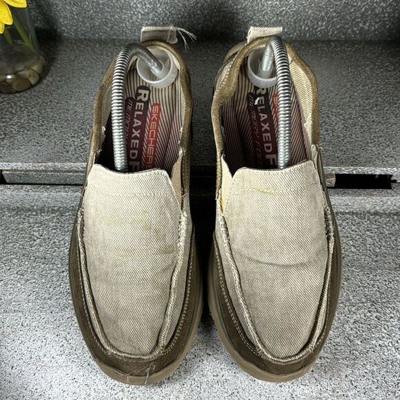 Skechers Relaxed Milford Slip On Loafers Shoes Size 8.5 - Picture 3 of 9